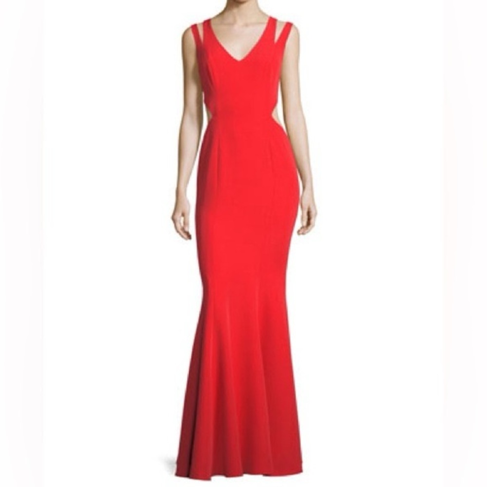 JAYGODFREY Scarlet Backless Gown - Picture 10 of 10